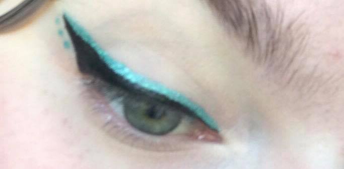 Fard liquide pour yeux Turquoise