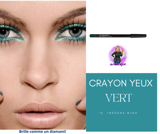 Crayon pour les yeux couleur vert