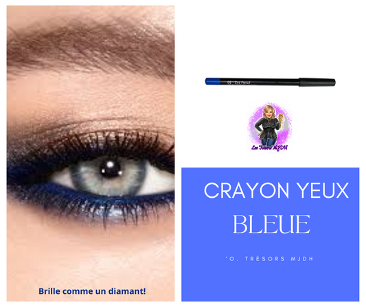 Crayon pour les yeux couleur bleue