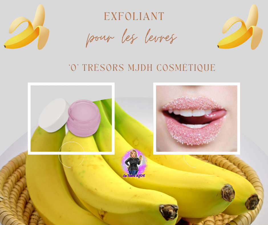 Exfoliant pour les lèvres à la Banane