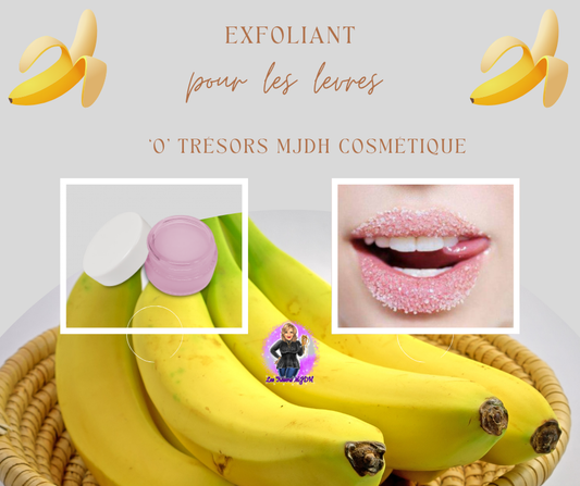 Exfoliant pour les lèvres à la Banane