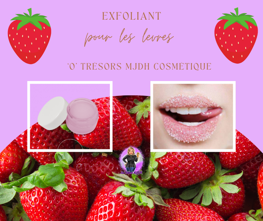 Exfoliant levres Fraise