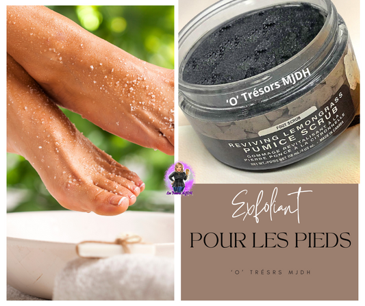 Gommage (exfoliant) revitalisant à la pierre ponce à la citronnelle