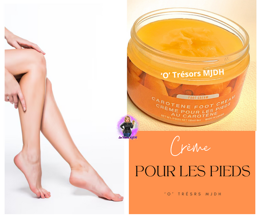 Crème pour les pieds au Carotene