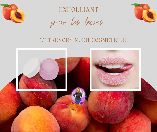 Exfoliant à lèvres aux pêches