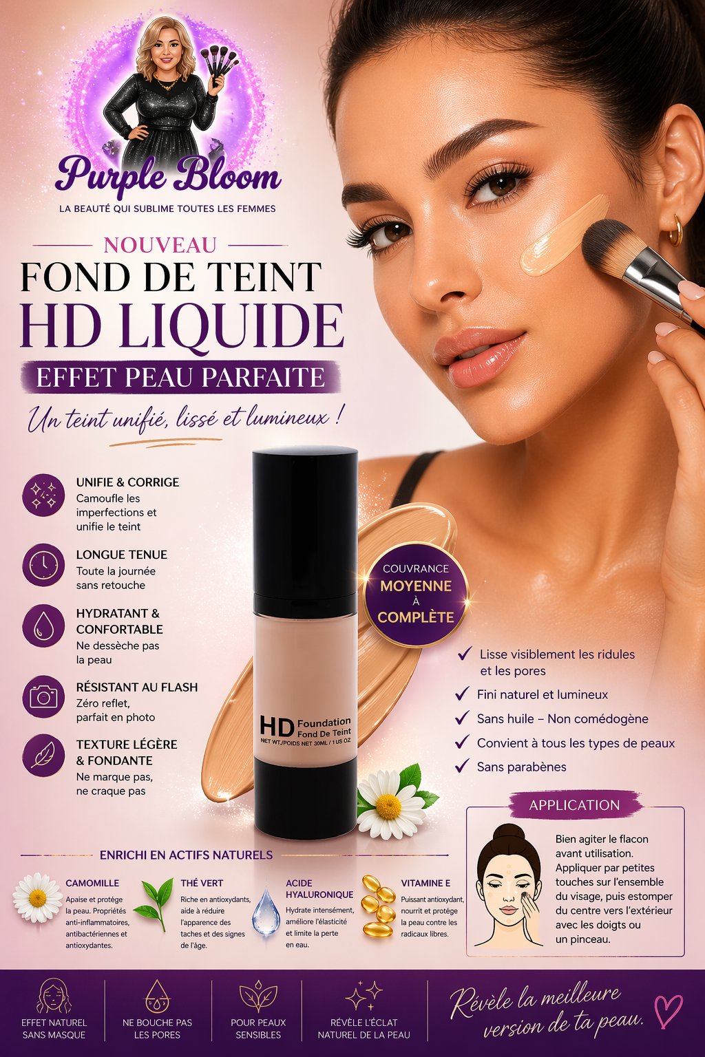 Fond de teint HD