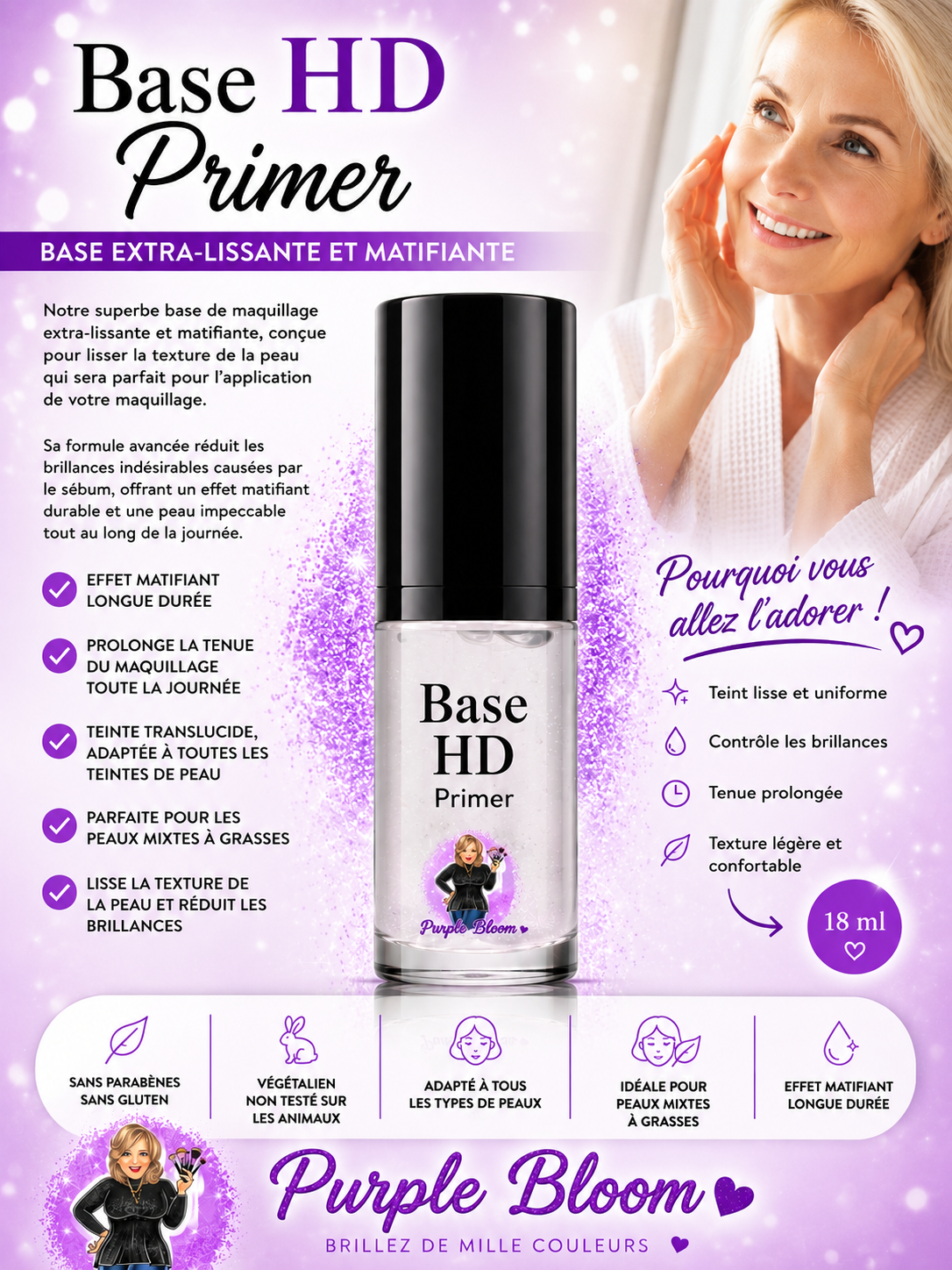 Base/Primer HD pour le visage