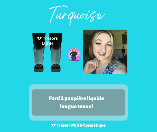 Fard liquide pour yeux Turquoise