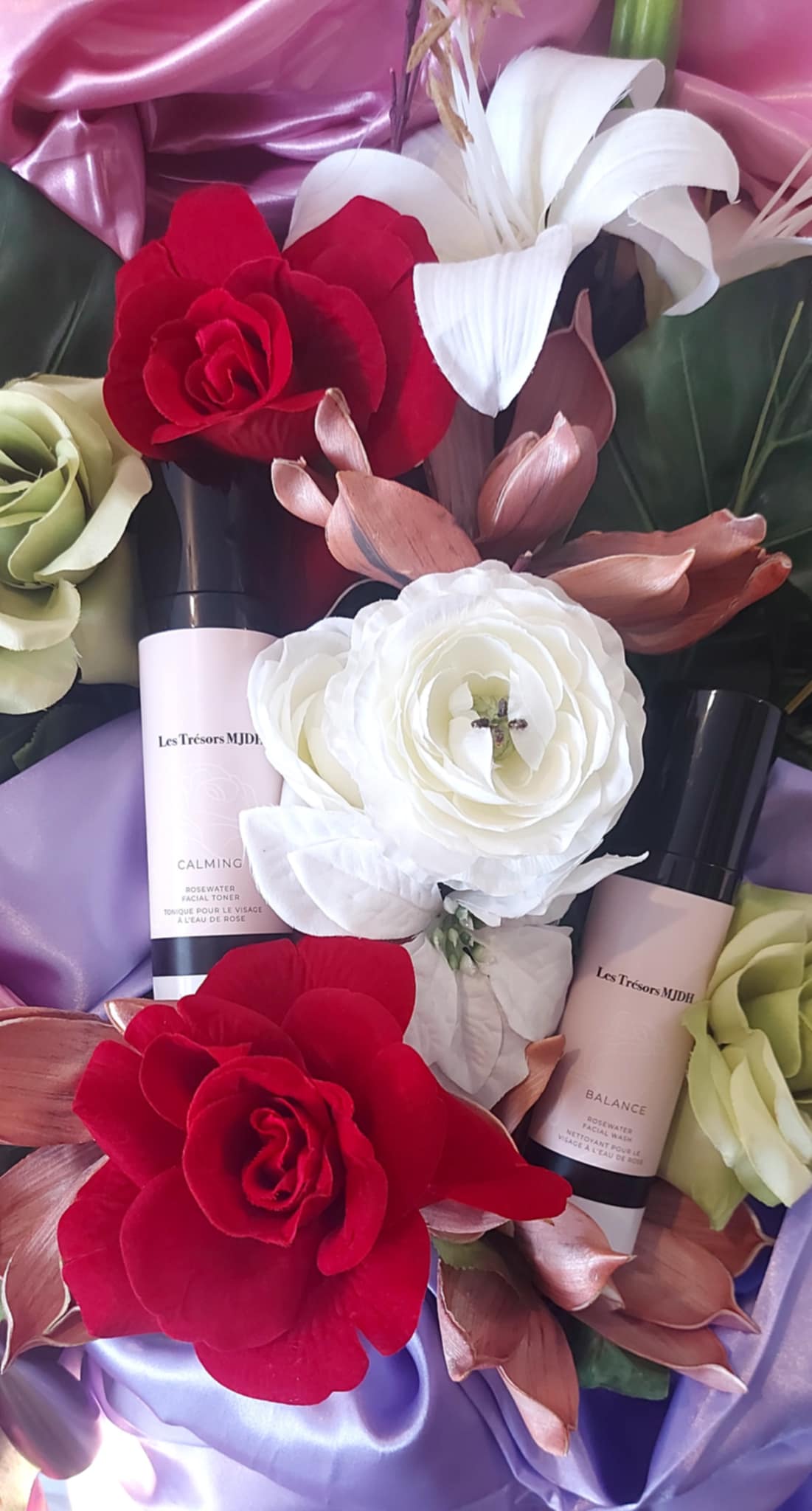 Nettoyant pour le visage à l’eau de rose Balance