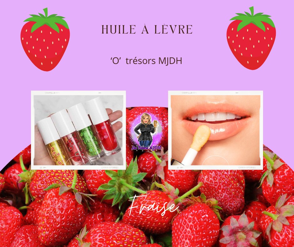 Huile à lèvres Fraise