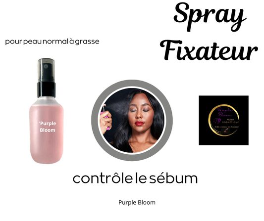 Spray fixateur à maquillage de longue durée